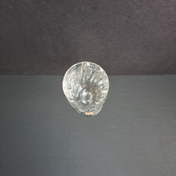 Mikasa Tiffany T7201 Champagne Flute 8.5" Austria Crystal Fluted Glass Elegant - Picture 3 of 9